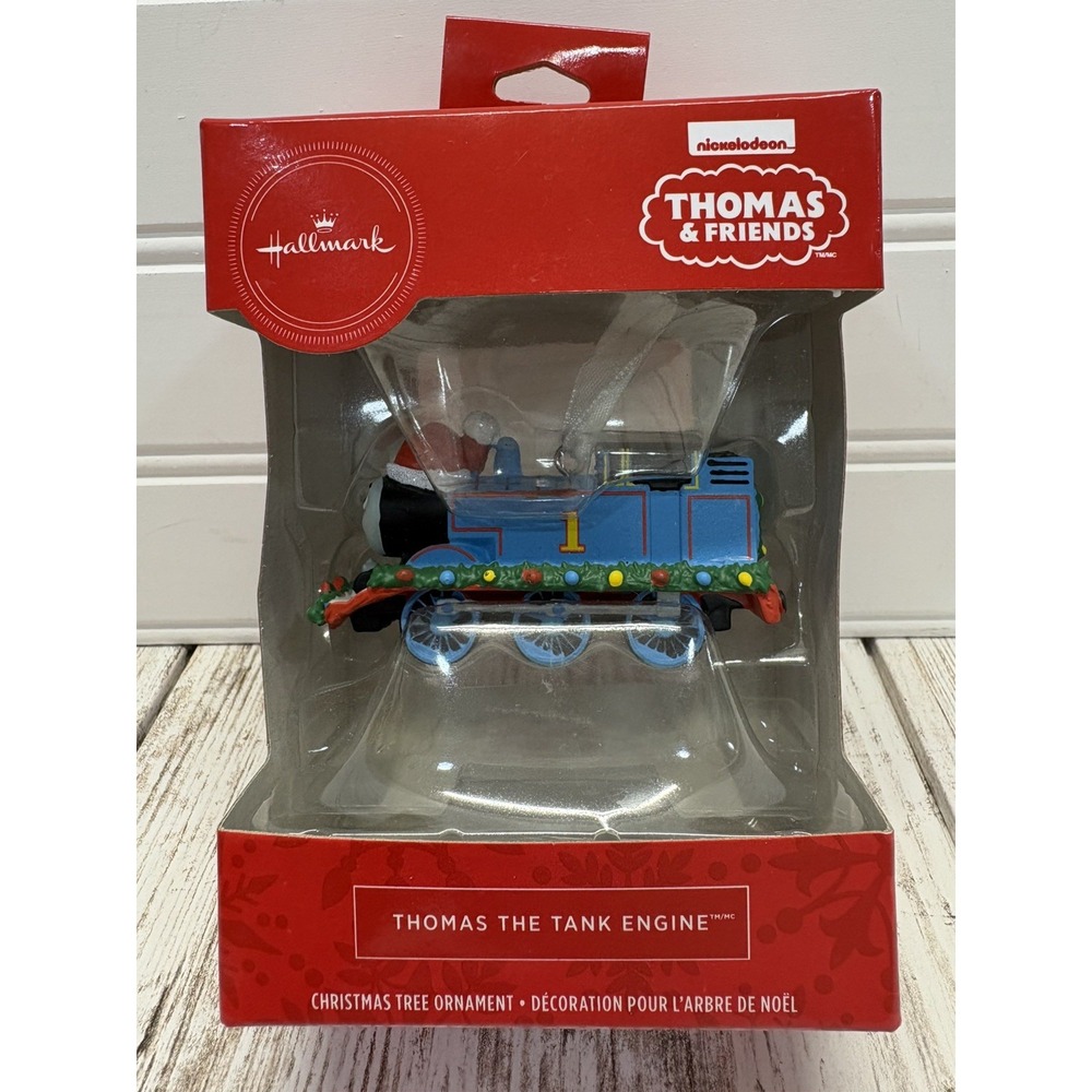 Hallmark Thomas The Tank Engine Christmas Ornament Red Box NEW